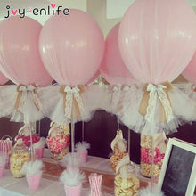 Load image into Gallery viewer, Wedding Table Decoration Balloon Tulle yarn With Balloon Column Stand Base for the New Year Party Birthday Xmas Party Decoration