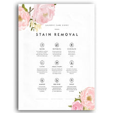 Load image into Gallery viewer, Laundry Room Guide Poster Canvas Paintings Decorative Flowers Letters Posters Prints Wall Art Picture Laundry Room Home Decor
