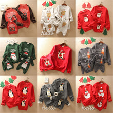 Load image into Gallery viewer, Family Christmas Sweaters 2020 News Cartoon Xmas New Year Deer Santa Claus Family Look Baby Girl Boy Clothes Mother and Daughter