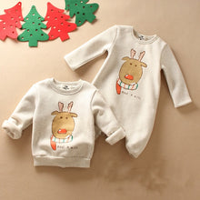 Load image into Gallery viewer, Family Christmas Sweaters 2020 News Cartoon Xmas New Year Deer Santa Claus Family Look Baby Girl Boy Clothes Mother and Daughter