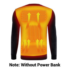 Load image into Gallery viewer, Winter Heated Underwear Fleece Lined Heating Thermal Underwear Set USB Electric Heated T-Shirts & Pants Battery Powered Ski Wear