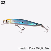 Load image into Gallery viewer, Kingdom sea Fishing Lures Jerkbaits minnow Saltwater 120mm/23g,130mm/30g Floating Artificial Bait good action Wobblers Hard Lure