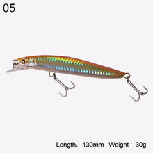 Load image into Gallery viewer, Kingdom sea Fishing Lures Jerkbaits minnow Saltwater 120mm/23g,130mm/30g Floating Artificial Bait good action Wobblers Hard Lure