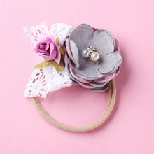 Load image into Gallery viewer, BalleenShiny Fashion Florals Headband Newborn Baby Elastic Princess Hairbands Child Kids Pearl Fresh Style Cute Headwear Gifts