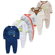 Load image into Gallery viewer, 5pcs Sleepers Baby Pyjamas Newborn Girl Boy Pijamas bebe fille Cotton Breathable Soft ropa bebe Newborn Sleepers Baby Pjiamas