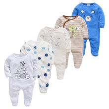 Load image into Gallery viewer, 5pcs Sleepers Baby Pyjamas Newborn Girl Boy Pijamas bebe fille Cotton Breathable Soft ropa bebe Newborn Sleepers Baby Pjiamas
