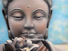 Load image into Gallery viewer, HUACAN 5D DIY Diamond Painting Buddha Religion Home Decoration Embroidery Picture Handcraft Art Kits