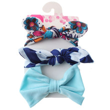 Load image into Gallery viewer, 3 Pcs/Set Floral Bows Baby Headband Dot Bowknot Haarband Baby Girl Headbands Cotton Kids Hair Band Girls Hair Accessories