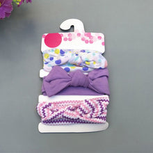Load image into Gallery viewer, 3 Pcs/Set Floral Bows Baby Headband Dot Bowknot Haarband Baby Girl Headbands Cotton Kids Hair Band Girls Hair Accessories
