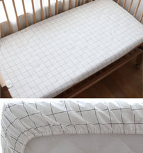 Load image into Gallery viewer, Baby Fitted Sheet For Newborns Cotton Soft Crib Bed Sheet For Children Mattress Cover Protector 130x70cm Allow Custom Make