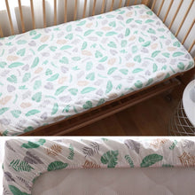 Load image into Gallery viewer, Baby Fitted Sheet For Newborns Cotton Soft Crib Bed Sheet For Children Mattress Cover Protector 130x70cm Allow Custom Make