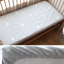 Load image into Gallery viewer, Baby Fitted Sheet For Newborns Cotton Soft Crib Bed Sheet For Children Mattress Cover Protector 130x70cm Allow Custom Make