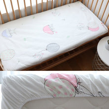 Load image into Gallery viewer, Baby Fitted Sheet For Newborns Cotton Soft Crib Bed Sheet For Children Mattress Cover Protector 130x70cm Allow Custom Make