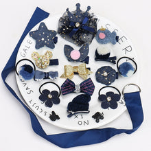 Load image into Gallery viewer, 18pcs Baby Girl Headband for Children's Turban Darling Bows Kids Headwear Elastic Hair Bands Clips Hairpins Set Baby Accessories