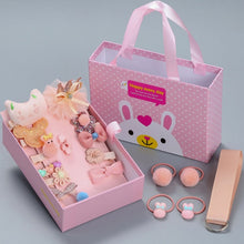 Load image into Gallery viewer, 18pcs Baby Girl Headband for Children's Turban Darling Bows Kids Headwear Elastic Hair Bands Clips Hairpins Set Baby Accessories