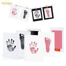 Load image into Gallery viewer, Safe Non-toxic Baby Footprints Handprint No Touch Skin Inkless Ink Pads Kits for 0-6 months Newborn Pet Dog Paw Prints Souvenir