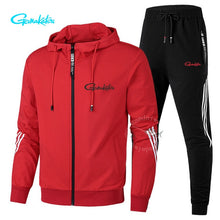 Load image into Gallery viewer, Daiwa Spring Autumn 2020 Fishing Suit Cotton Outdoor Camping Hiking Sport Set Striped Clothes Fishing Jacket Pants Suit