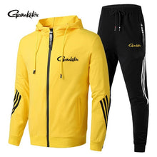 Load image into Gallery viewer, Daiwa Spring Autumn 2020 Fishing Suit Cotton Outdoor Camping Hiking Sport Set Striped Clothes Fishing Jacket Pants Suit