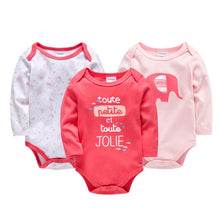 Load image into Gallery viewer, Kavkas New Baby Boys Bodysuit 6 PCS 3 PCS Long Sleeve Cotton Baby Boy Girl Clothes 0-3 months Newborn body bebe Clothing