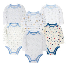 Load image into Gallery viewer, Kavkas New Baby Boys Bodysuit 6 PCS 3 PCS Long Sleeve Cotton Baby Boy Girl Clothes 0-3 months Newborn body bebe Clothing