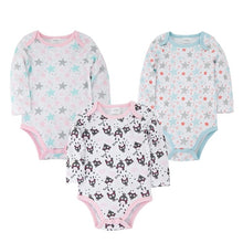 Load image into Gallery viewer, Kavkas New Baby Boys Bodysuit 6 PCS 3 PCS Long Sleeve Cotton Baby Boy Girl Clothes 0-3 months Newborn body bebe Clothing