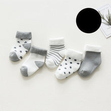Load image into Gallery viewer, 5 pair High Quality Thicken Cartoon Comfort Cotton Newborn Socks Kids Boy New Born Baby Girl Socks Meia Infantil Miaoyoutong