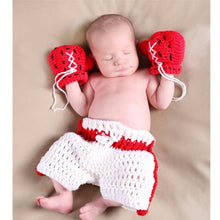 Load image into Gallery viewer, newborn photography props crothet baby clothes boy clothing boys accessories infant girl costume crocheted handmade outfit