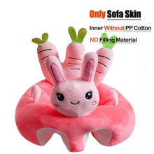 Load image into Gallery viewer, Baby Sofa Support Seat Cover Plush Chair Learning To Sit Comfortable Toddler Nest Puff Washable without Filler Cradle Sofa Chair