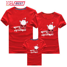 Load image into Gallery viewer, Family Clothing 2020 Christmas Snowman Print Kid T-shirts Mommy and Me Clothes Mother Daughter Father Family Matching Outfits