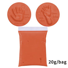 Load image into Gallery viewer, Soft Clay DIY Newborn Baby Souvenirs Hand Print Footprint Non-toxic Clay Kit Casting Parent-child Hand Ink Pad Fingerprint Toys