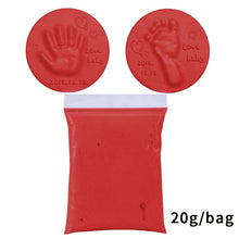 Load image into Gallery viewer, Soft Clay DIY Newborn Baby Souvenirs Hand Print Footprint Non-toxic Clay Kit Casting Parent-child Hand Ink Pad Fingerprint Toys