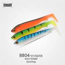 Load image into Gallery viewer, Kingdom Hot Perfect Soft Baits 120mm 200mm 160mm 170mm Good Action Sinking Fishing lures Swimbaits Artificial soft lure for Pike