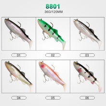 Load image into Gallery viewer, Kingdom Hot Perfect Soft Baits 120mm 200mm 160mm 170mm Good Action Sinking Fishing lures Swimbaits Artificial soft lure for Pike