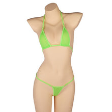 Load image into Gallery viewer, PARAKINI Micro Mini Bikini Set 2020 New Sexy Women Erotic Transparent Swimwear Bathing Suit Tiny G-String Thong Bikini Beachwear