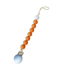 Load image into Gallery viewer, Pacifier Clips Chain Silicone Beads BPA Free DIY Dummy Clip Holder Soother Chains Baby Teething Toys Chew Gifts