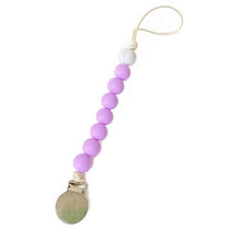Load image into Gallery viewer, Pacifier Clips Chain Silicone Beads BPA Free DIY Dummy Clip Holder Soother Chains Baby Teething Toys Chew Gifts
