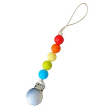 Load image into Gallery viewer, Pacifier Clips Chain Silicone Beads BPA Free DIY Dummy Clip Holder Soother Chains Baby Teething Toys Chew Gifts