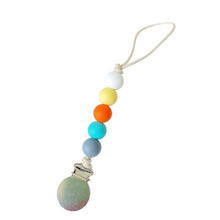 Load image into Gallery viewer, Pacifier Clips Chain Silicone Beads BPA Free DIY Dummy Clip Holder Soother Chains Baby Teething Toys Chew Gifts