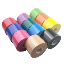 Load image into Gallery viewer, 5 Rolls Kinesiology Tape Athletic Recovery Self-adhesive Elastic Bandage Sport Taping For Ankle Shoulder Knee Back breast lift