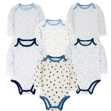 Load image into Gallery viewer, Kavkas New Baby Boys Bodysuit 6 PCS 3 PCS Long Sleeve Cotton Baby Boy Girl Clothes 0-3 months Newborn body bebe Clothing