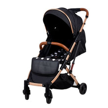 Load image into Gallery viewer, Babyfond 5.8 kg Light Stroller Gold Frame Car Portable Carriage Umbrella Baby Stroller Newborn Travelling Pram on Plane Gifts
