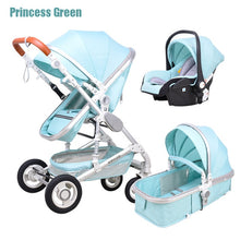 Load image into Gallery viewer, Babyfond Baby stroller high landscape baby Cart 3 in 1 baby stroller with car seat 2 in 1 baby stroller CE safety