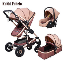 Load image into Gallery viewer, Babyfond Baby stroller high landscape baby Cart 3 in 1 baby stroller with car seat 2 in 1 baby stroller CE safety