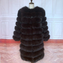 Load image into Gallery viewer, 2020 Real Fox Fur Coat Women Natural Real Fur Jackets Vest Winter Outerwear Women Clothes
