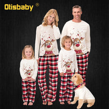 Load image into Gallery viewer, 2020 Family Matching Christmas Pajamas New Year Mom and Daughter Mother Daddy Baby Girl Boy Family Family Look Christmas Clothes