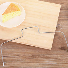 Load image into Gallery viewer, Stainless Steel Adjustable 2-Wire Dual-Layers Cake Cutter Slicer Cake Cutting Machine Biscuit Cutting Kitchen sponge cake knife
