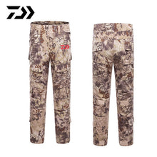 Load image into Gallery viewer, Daiwa Fishing Pants Outdoor Camping Hiking Suit Sport Wear Men Trousers Python Hiking Army Camouflage Suit Fishing Pants