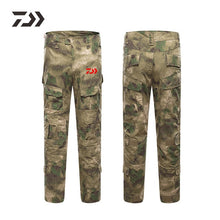 Load image into Gallery viewer, Daiwa Fishing Pants Outdoor Camping Hiking Suit Sport Wear Men Trousers Python Hiking Army Camouflage Suit Fishing Pants