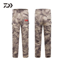 Load image into Gallery viewer, Daiwa Fishing Pants Outdoor Camping Hiking Suit Sport Wear Men Trousers Python Hiking Army Camouflage Suit Fishing Pants