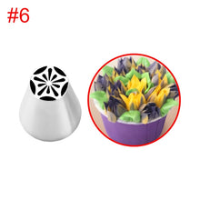 Load image into Gallery viewer, HMZCN Pastry Nozzles Puffing Flower Fondant Cream Nozzle Pastry Stainless Steel Icing Piping Nozzles Baking Decorating Molds